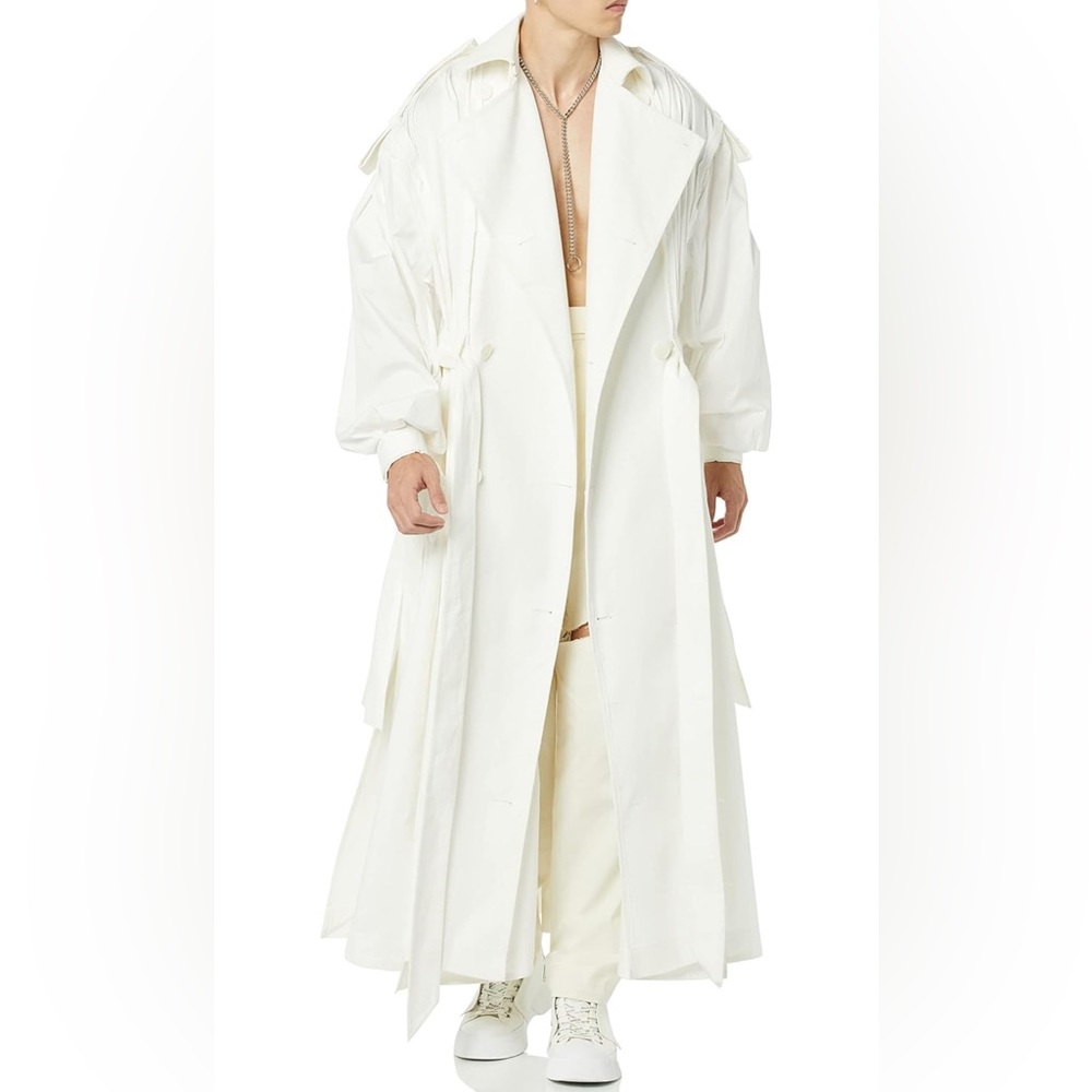 Maison Blanche All-Gender Long Sleeve Trench-Coat, Sealed WT.